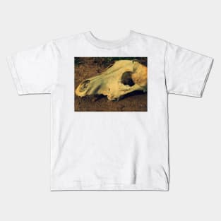 Crystal Coyote Skull Kids T-Shirt